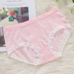 Pink lace brief